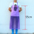 PVC围裙 防水放油透明围裙加厚厨房食堂水产工厂女简约加长耐围腰 蓝色大号 PVC围裙