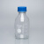 定制适用KimbleKimax蓝盖试剂瓶肖特蜀牛液相流动相溶剂瓶GL45耐高温试剂 500ml 蓝盖 透明