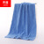 洛楚（Luxchic）420g洗车毛巾中蓝色30*70x2条 擦车巾加厚抹布保洁清洁毛巾清洁用品