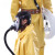 利力维特自吸式长管呼吸器过滤防毒尘面罩单双人电动+风式空气呼吸器面具 自吸式呼吸器5米