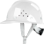 簌禧安全帽工地男国标加厚玻璃钢建筑工程夏施工领导头盔定制印字 白色