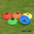 10个装足球训练器材路标标志碟角标标志盘篮球标志物轮滑障碍物 红色圆口碟10个