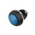 CDOE 12mm金属按钮防水开关彩色焊接式螺丝脚抗爆耐腐蚀 复位球形 尼龙焊接脚(蓝色)