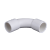 联塑 大弧度弯头PVC电工套管配件白色 Φ50