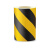 安燚 黑黄20cm-45米 反光贴条警示胶带分区警戒交通反光膜贴纸GENG-275