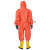 邦固BGQX02红色消防轻型防化服传染性细菌防护服喷漆服 270码*红色 2XL 
