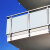 辉豪楼梯扶手护栏简约轻奢楼梯扶手栏杆玻璃阳台家用不锈钢立柱护栏 黑漆38方850mm-标准款单支立柱