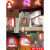 中式小吊灯火锅饭店餐厅吧台灯具走廊过道阳台中国风红灯笼客厅 双鱼戏珠/24*30cm