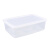 保鲜盒透明塑料盒子长方形冰箱专用冷藏密封食品级收纳盒商用带盖 604 透明耐摔款4.5L