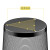 五月花 分类铁丝网垃圾袋桶 15L超大号φ295mm稳固金属丝桶 厨房卫生间卧室家用清洁篓 办公室居家纸篓B295