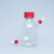 WENOOTE 玻璃补料瓶 生物试剂专用补料瓶 发酵罐药品补料瓶 加料 100ml  侧面接2个口