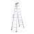 登月（DENGYUE）人字铝合金合页梯  DYH5 工程用双面梯叉梯广告梯 折叠梯便携 人字合页梯 1.5米