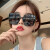 LISM太阳镜女款偏光墨镜韩版显瘦太阳眼镜逛街遮阳镜时尚防紫外线墨镜 黑色