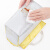 KAKA CAT饭盒包上班族带饭袋 大容量便当包铝膜手提袋外出可爱印花小方包 黄色