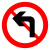 共泰 交通安全标识标志指示牌 道路设施警示牌 直径60cm 禁止左转标牌