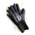 多给力手套劳保耐磨防滑舒适型透气丁腈浸胶手套工作防护手套加厚 15针WG555黑色手套一双 S