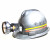 安全帽矿灯头盔煤矿工专用井下施工头灯强光潜水充电LED防水 黑色防爆120小时白光大容量