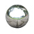 316不锈钢球空心不锈钢圆球1.5mm加厚型精品装饰球金属球摆件浮球 浅灰色