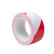 百士安 红白色警示胶带PVC斑马标识贴彩色划线地板胶带消防警戒隔离地标线4.8cm*33M