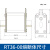 陶瓷低压熔断器盒保险丝座熔芯芯子RT3600(NT00)6A160A定制HXM619 RT3600(NT00) 20A(无底座)