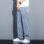 诺梵婕牛仔裤男夏季薄款透气弹力新款潮流直筒宽松男士阔腿休闲长裤子 [2条]蓝色+黑色 XL（建议120-155斤）