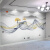 麦哟宝新中式山水画电视背景墙壁纸客厅沙发墙布3d烟雾线条抽象卧室壁画 [无缝]油画布/平方 定制