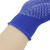 稳斯坦 WF122 尼龙手套 点胶防滑手套点珠劳保手套耐磨防护手套 (12双)蓝色 
