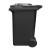 舒蔻（Supercloud）大号塑料分类垃圾桶小区环卫户外带轮加厚垃圾桶 120L加厚灰色分类其他垃圾