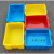 加厚塑料周转箱工业筐物料零件盒红黄蓝绿色框工具收纳箱  绿色 510*350*115