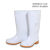 白色雨鞋高筒耐油防滑雨靴耐酸碱牛筋底胶鞋厂卫生靴耐磨套鞋 白色 高筒雨鞋 36