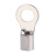 普霖乐 冷压接线端子欧式圆型压线裸端头铜鼻子接线耳 OT6-4(6平方/M4) 
