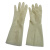 白色丁腈橡胶手套耐油水酸碱防护塑胶家务厨房耐磨印刷劳保洗碗女 白色10双(33cm) L