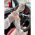 MHKEE2023新款韩版夏季纯色雪纺冰袖遮阳防晒冰丝袖套户外开车护臂手袖 黑色手工钻 均码