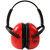 隔音用耳罩睡眠用睡觉防吵降噪耳机工业学生学习专业降低防噪音 舒适型 红色 XL