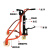 傅帝 油桶搬运车 手动液压铁筒塑料桶圆桶咬嘴搬运手推车装卸车叉车 铁塑两用尼龙轮