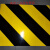 波形护栏端头反光膜反光贴立柱轮廓标公路马路弯头膜工程级反光膜 （端头专用膜）黄黑间距10公分40*50（高亮膜）