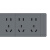 贵派（goldp）10A二十孔灰色118型(大)插座 贵雅A7S-118灰色系列墙壁暗装插座