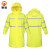 慎固 长款反光雨衣加厚防水防暴雨雨披 300D荧光黄风衣式 M码