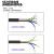 尽能 网线带电源一体线 4芯0.5网线+2芯0.5电源 无氧铜监控网络综合一体线100米 JN-1X201