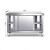 万普盾（WANPUDUN）不锈钢推拉门工作台厨房打荷台操作台切菜柜单侧推拉门1800*800*800mm