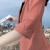 安妙芙时尚2024新款夏天春秋薄女小西装修身西服短款七分袖气质上衣外套 小西服深棕色 3XL138147