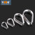 不锈钢钢丝绳套环重型保护环鸡心环三角环夸口夹头配件M2-M16 M1.5 (2个)