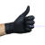 A级瑞扬一次性黑色橡胶手套加厚耐用防护工业防油滑纹 黑色 加厚型50只/盒 XS