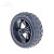 智能小车轮子橡胶玩具车轮轮胎机器人tt马达轮子65*27mm 浅蓝色