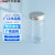 安达通 样品瓶 塑料广口竹节包装瓶 固体片剂胶囊小药瓶 透明200ml 10个