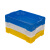 塑料长方形加厚面包箱大号装水果面包筐塑料筐周转筐级周转箱 蓝色 面包箱加厚580*400*110