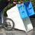 400L环卫垃圾车垃圾桶带盖带轮保洁车清运车大号手推车移动户外 660L加厚款(灰桶+军绿盖)
