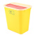 适用于方形利器盒锐器盒塑料一次性黄色垃圾桶加厚医疗专用废物桶 35L翻盖（10个）