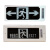 桂安消防应急灯具LED安全出口疏散指示灯具应急方向标志3C认证 桂安PA-ZFZD-E2W-DTI双头应急灯