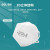 胜丽KN95口罩 工业粉尘防护 防灰尘 飞沫颗粒 打磨 一次性成人 白色立体 M9502V双片独立包装 凑单